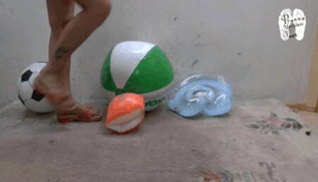 Inflatables under flats and high heels