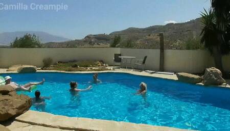 MFFFF Orgy in the Pool