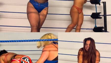 Wrestler stripped naked