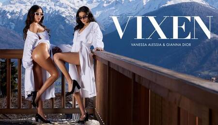 Watch flattering Gianna Dior and Vanessa Alessia's xxx