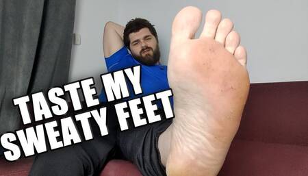 Sweaty Foot Worship: Tongue Every Drop Off These Sweat Drenched Soles