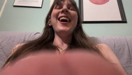 Giantess Shoves You In Her Pisshole and Masturbates