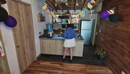 Attacked after birthday party! Tied up, facefuck and cumface