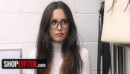 Cute Mormon Thief Daisy Pheonix Caught And Fucked Hard By Security