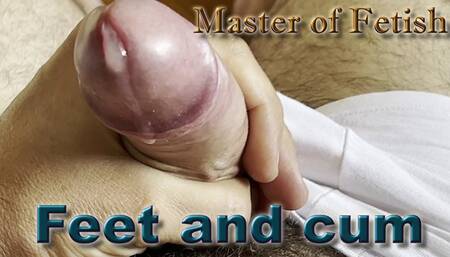 Feet and cum