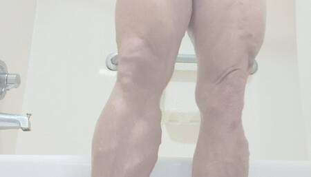 Tempest is full nude as she dries off after shower