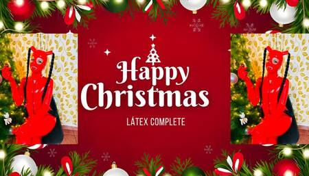 Merry Christmas in latex