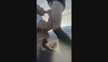 Blowjobs are fun when they end with a Cum walk