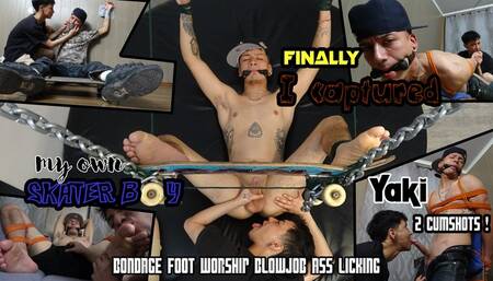 Captured Yaki - Finally i caught my own skater boy