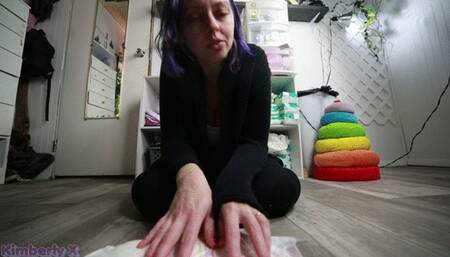 POV Step-Mommy sniffing your diapers