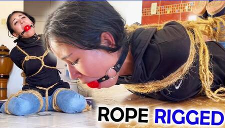 Rope Rigged and Heavily Restrained by Rough Rogues (FULL SESSION) (high res mp4)