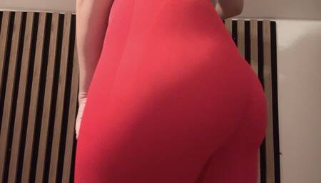 PULLING LEGGINGS UP AND DOWN