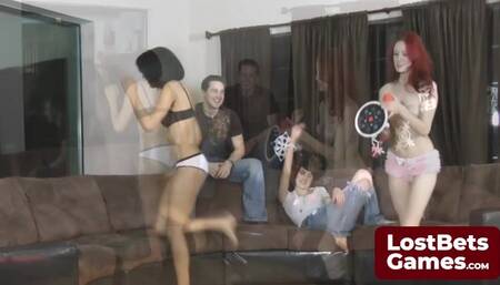 Mate's lost bet porn