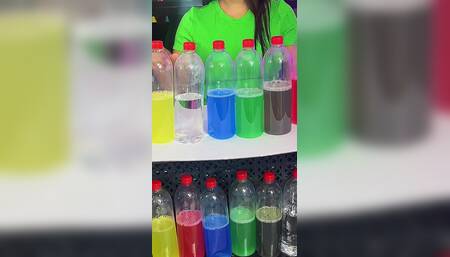 Tiktok Bottlechallenge with Sexy Stepmother - Leyne Rodriguez