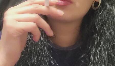 A litlle make up and cough while smoke by Anna Sparkle