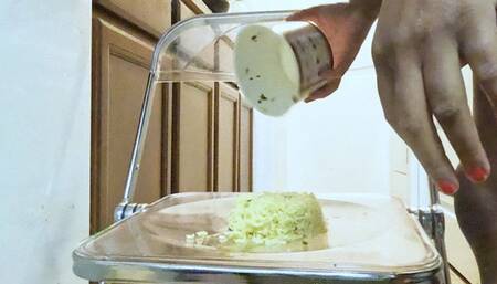 Foot Domination - Goddess MXDominion uses Soles to add Special Ingredient to Ramen, Femdom, Soles, Foot fetish 1080