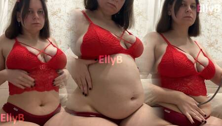 Xmas air pump belly inflation