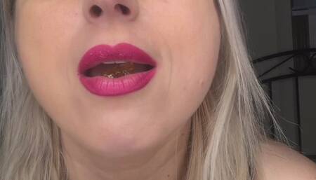 Goddess Swallows Gummy Bears