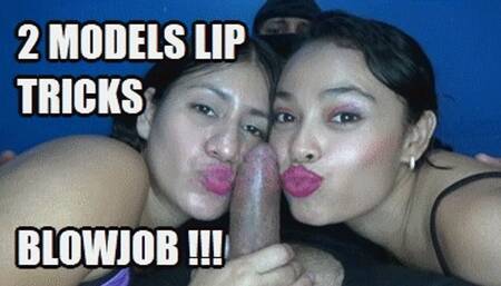 LIP FETISH BLOWJOB 241224BC CANDY + SARAI OUTSTANDING LIP TRICKS WHILE SUCKING COCK (FULL HD MP4 VERSION)