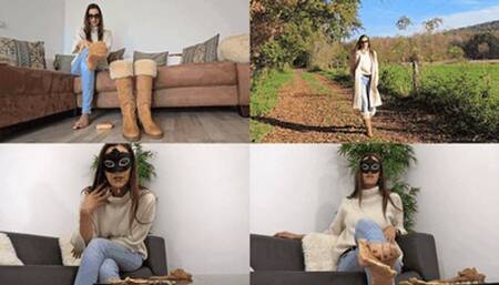 Disgusting crushed and sweat-soaked meal for you