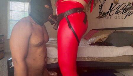 6'2 Amazon Goddess Marcy Pegging