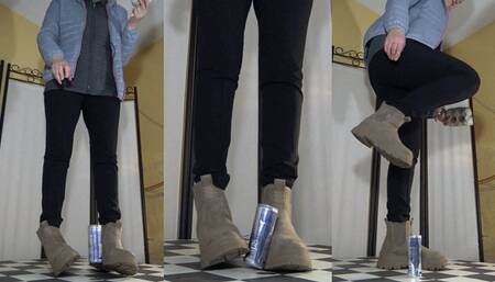 Did she even notice it when she crushed my penis under her boots? - Cam 1