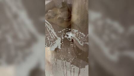 Me in the Shower with My Huge Tits 85e Big Tits