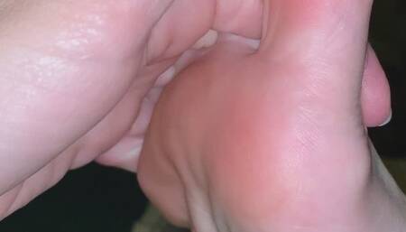 Mobilizing my toes - right foot