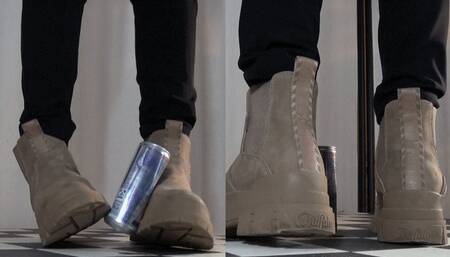 Did she even notice it when she crushed my penis under her boots? - Cam 2