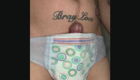 ABDL Boy goodnite pamper and cum
