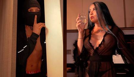 Busty Housewife Gets Fucked by a Masked Who Breaks Into Her House - Use My Honey Play Box Toy