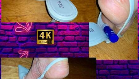 Empress MBella Sadic Shoejob slingbacks lips stick