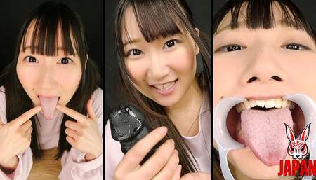 Tongue observation, saliva fetishism Yumeno Misaki