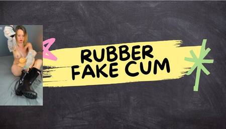 rubber fake cum