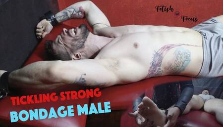Tickling strong bondage male - Foot and upperbody tickling strong male with a lot of female domination (540p)