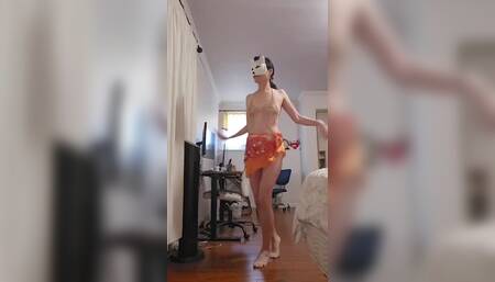 Sexy Belly Dancing Nude Wife