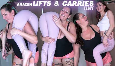 Vanessa Rain Amazon Lifts & Carries Tiny Josie Jo 4k