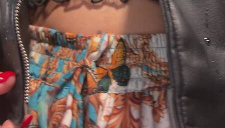 Leather jacket tease show vol5