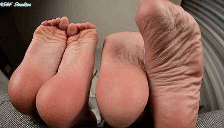 SMD and CF beautiful BARE SOLES! Foot fetish dream! - MOV