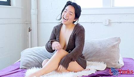 Cute Chubby Asian Hope Gold Learns To Love Her Body More And More Thru Masturbation And Orgasm