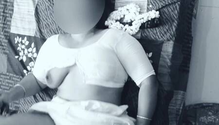 Super Hot Desi Housewife Doggy Style Rough Fucked in White Blouse Pounded Hard