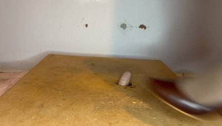 Dominated under heels until his cums flows