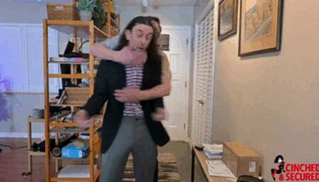 Minx and Johnny - Husband Bound and Gagged and Spanked With Wife (MP4 Format)