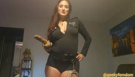 Officer Bodelle interrogates you