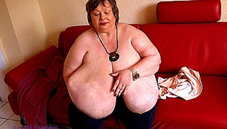 Maja meets Karola Part 177 - Karola squeezes her Big Breasts into a too small S-Cup Bra - Alternate Version (Clip No 2358 - mp4 version)