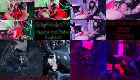 Double Anal Fisting ft Latex Mistress Patricia Maz Morbid