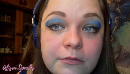 Close-up Sobbing and Ruined Makeup