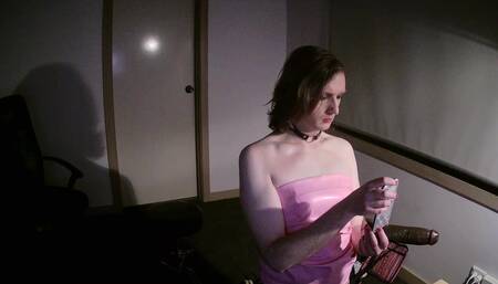 Sissycdmish - Sissy Slut Proudly Accepts BBC Superiority Whilst Public Camwhoring