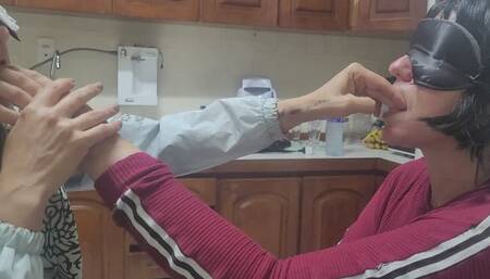 Hand Licking and Biting Fetish