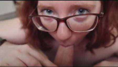 Hot Blowjob from a Redhead